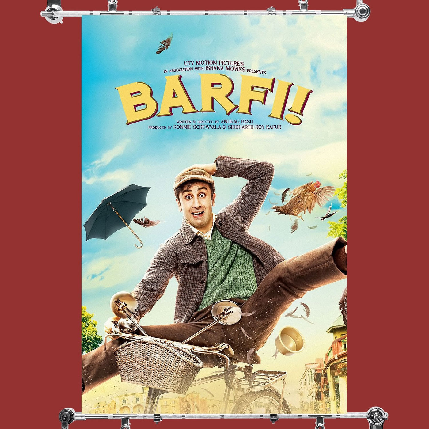 Barfi! Hindi Old Film Poster