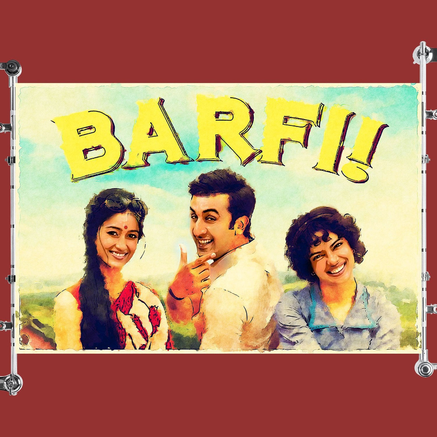 Barfi! Bollywood Movie Poster