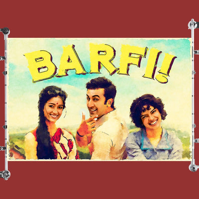 Barfi! Bollywood Movie Poster