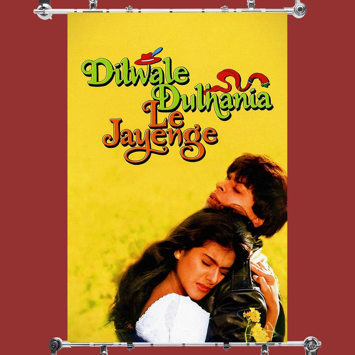Dilwale Dulhania Le Jayenge Hindi Bollywood Indian Old Film Movie Poster