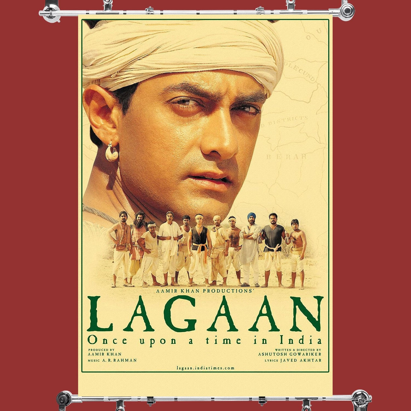 Lagaan Bollywood Movie Poster