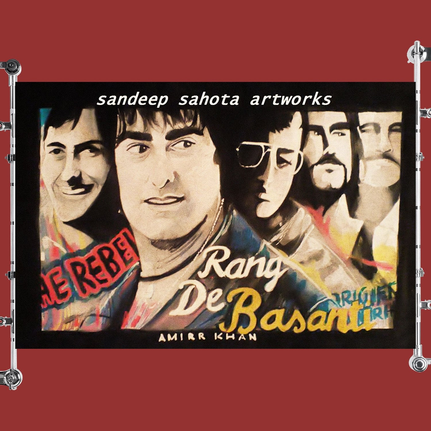 Rang De Basanti Bollywood Movie Poster