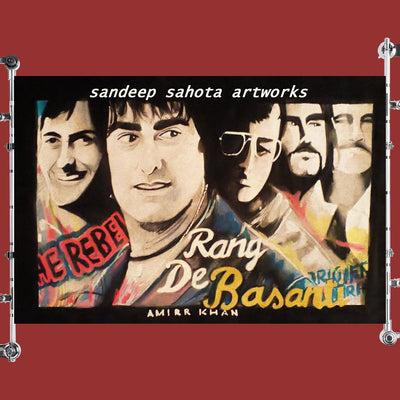 Rang De Basanti Bollywood Movie Poster