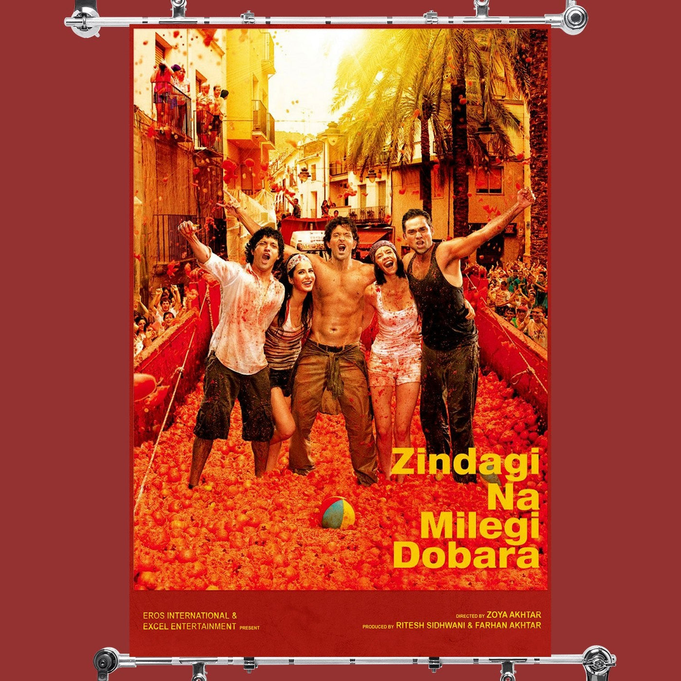 Zindagi Na Milegi Dobara Hindi Old Film Poster