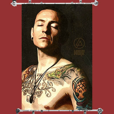 Linkin Park Chester Bennington Art Poster