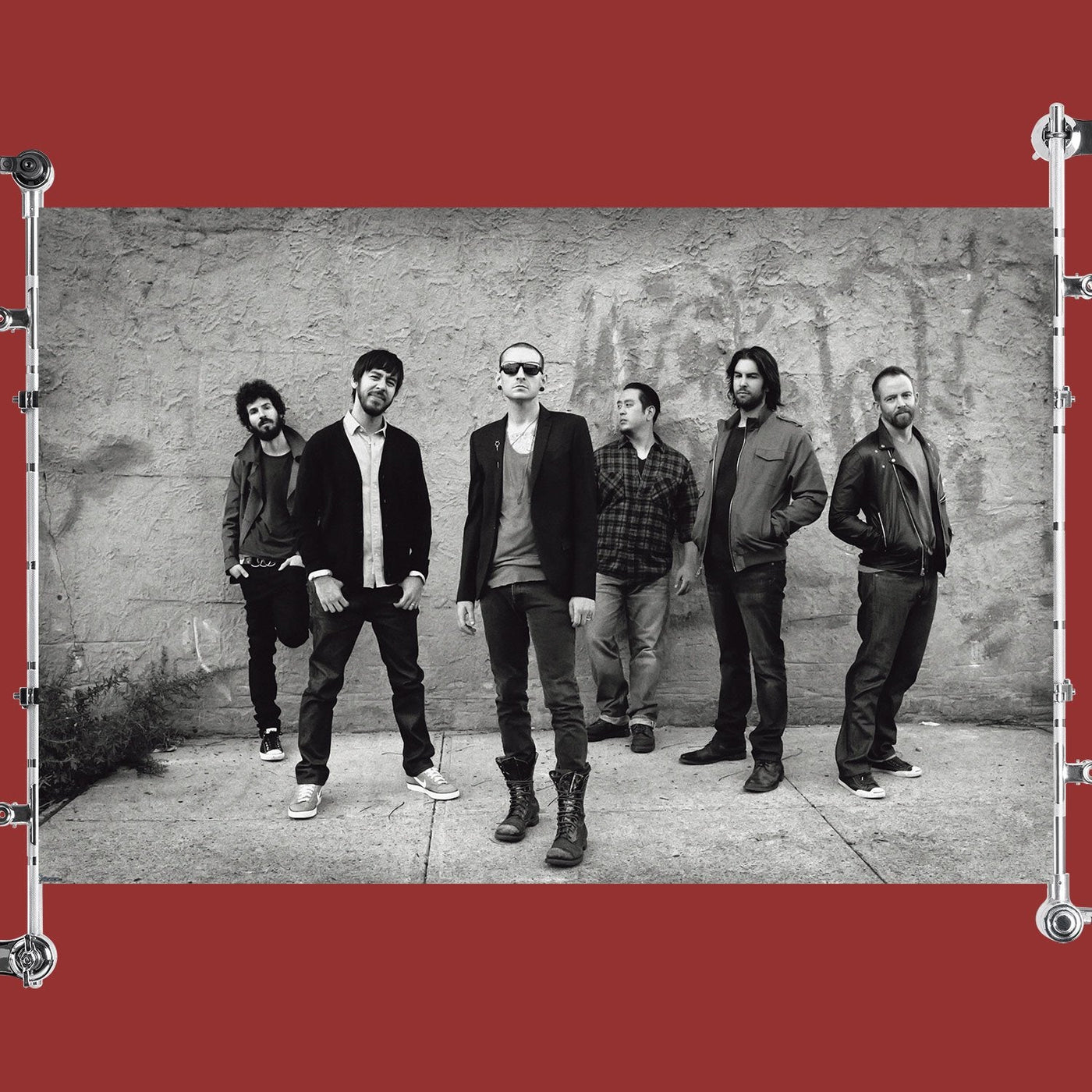 Linkin Park Old Black and White Poster
