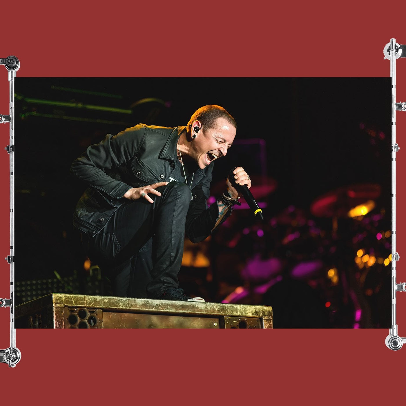 Linkin Park Lead Chester Bennington Scream 2017 Poster