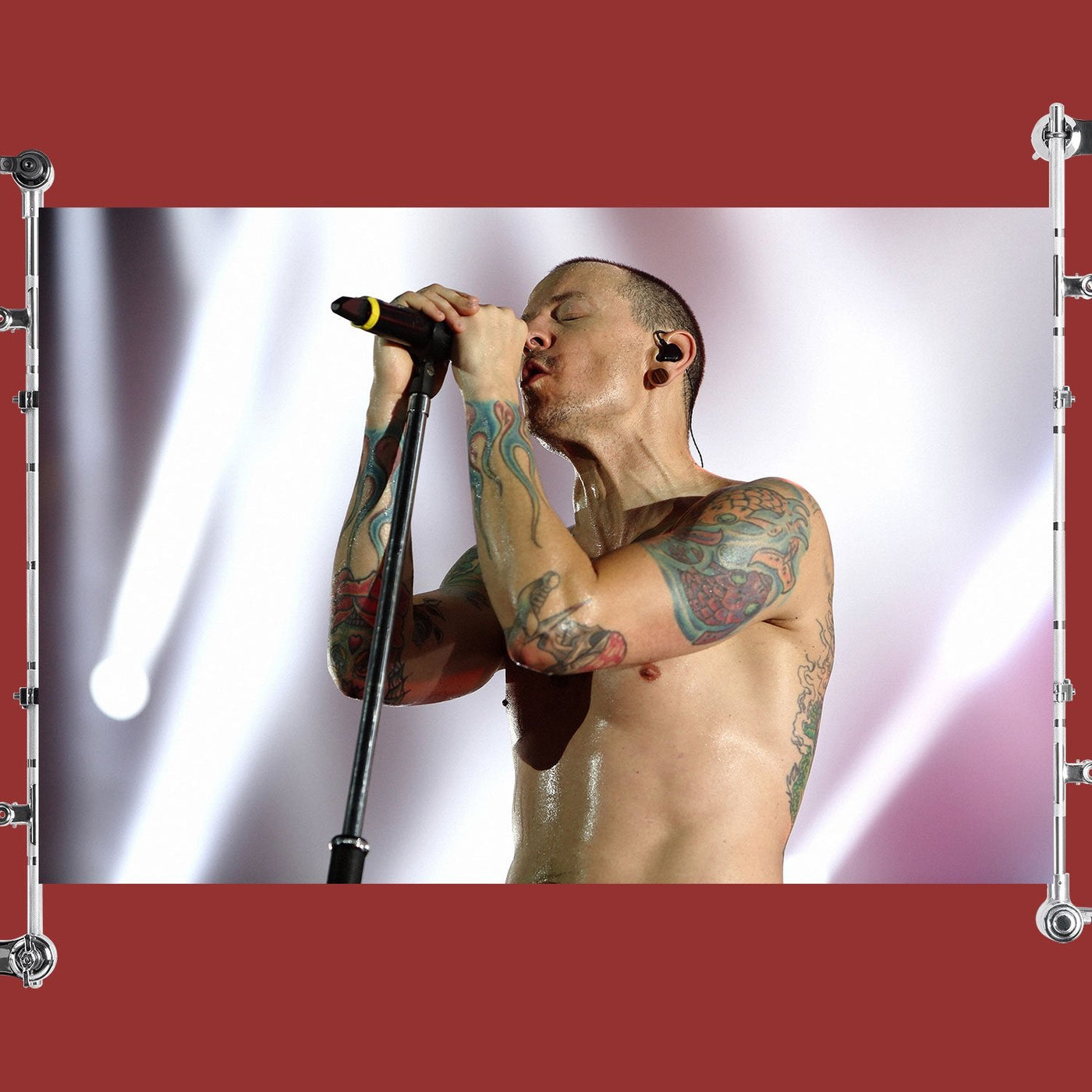Linkin Park Lead Singer Chester Bennington Poster