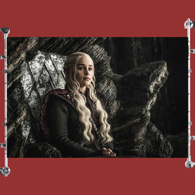 Game of Thrones Season 7 Daenerys Targaryen on Throne Poster