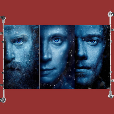 GOT 7 Tormund Giantsbane Theon Greyjoy Brienne of Tarth Poster
