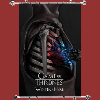 Game of Thrones Winter is Here Fan Art Poster
