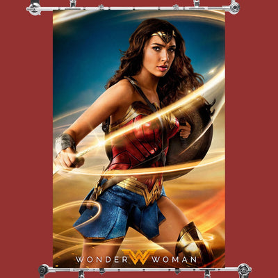 Wonder Woman 2017 Hot Gal Gadot Movie Poster