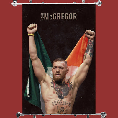 Conor McGregor Irish Flag Poster