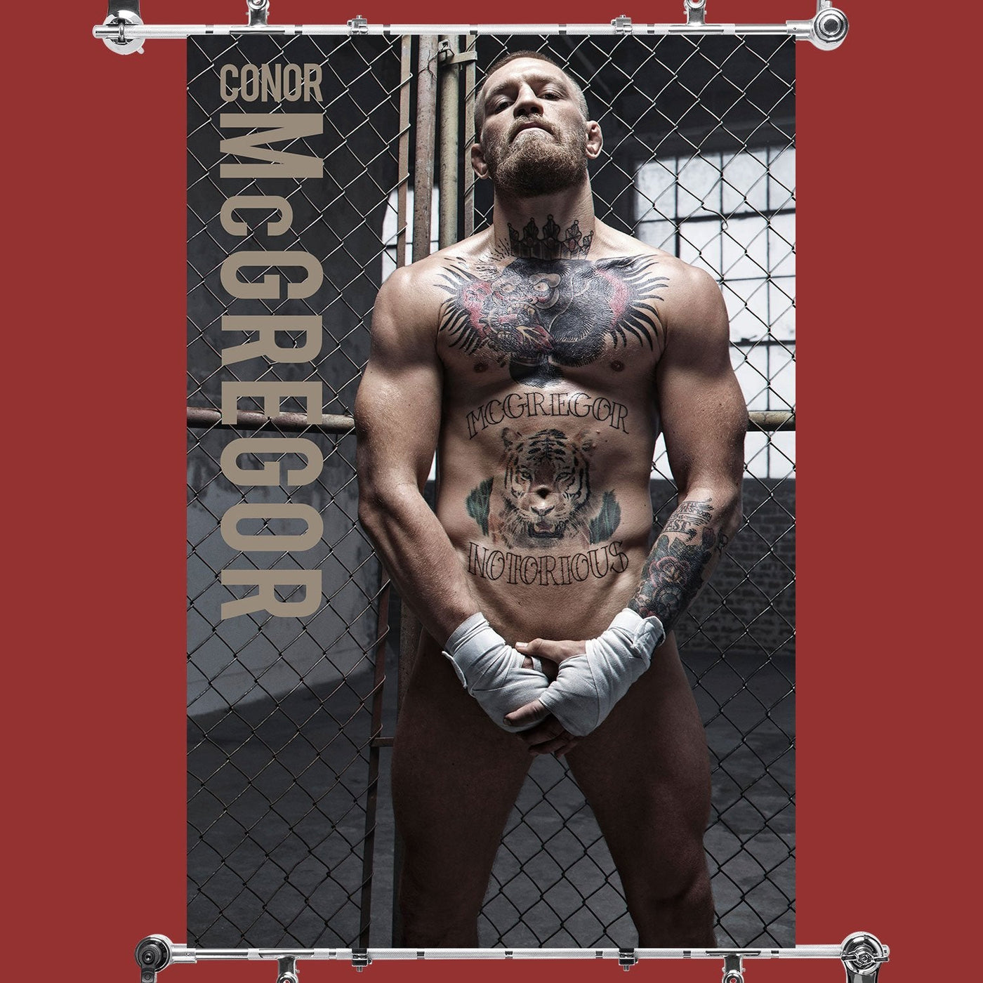 Conor McGregor Naked Poster