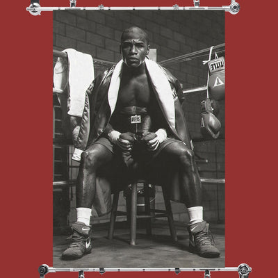 Floyd Mayweather Black and White Poster