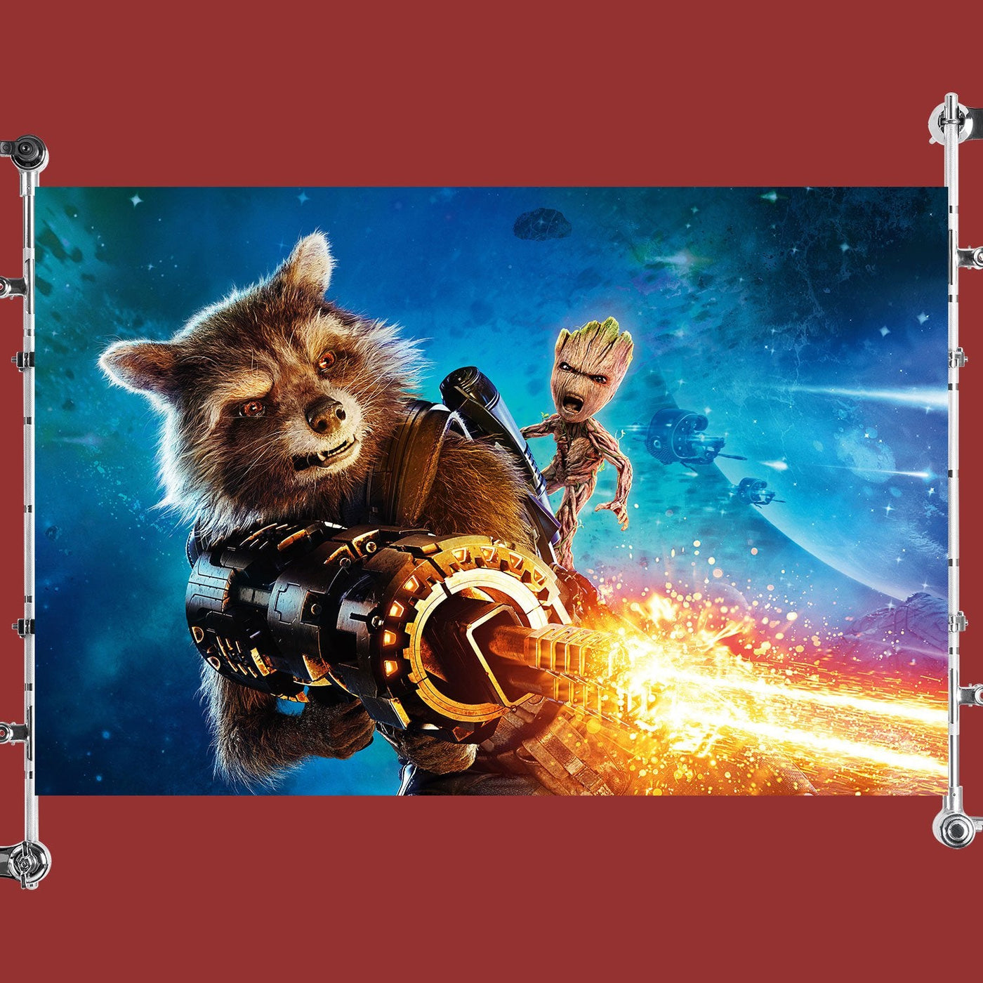 Guardians of the Galaxy Vol. 2 Rocket Raccoon Poster