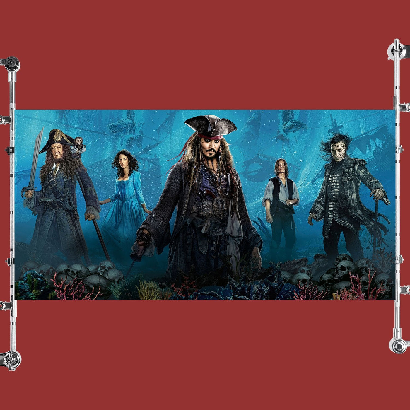 Pirates of the Caribbean Dead Men Tell No Tales Characters Poster