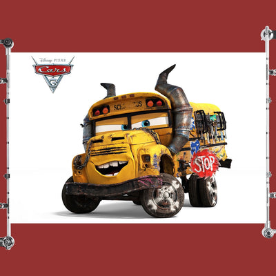 Cars 3 2017 Miss Fritter School Bus Movie Poster