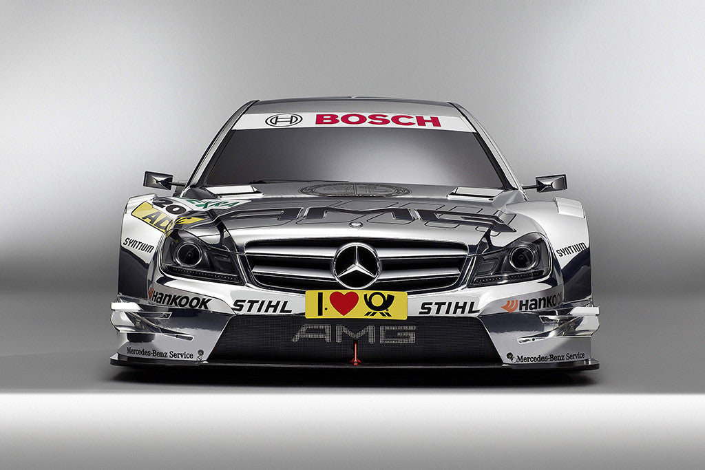 Mercedes AMG Car Auto Colorful Poster