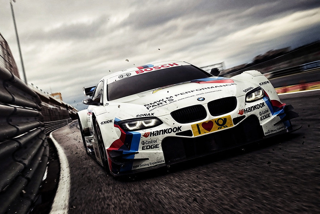 BMW M 5 Racer Car Auto Poster