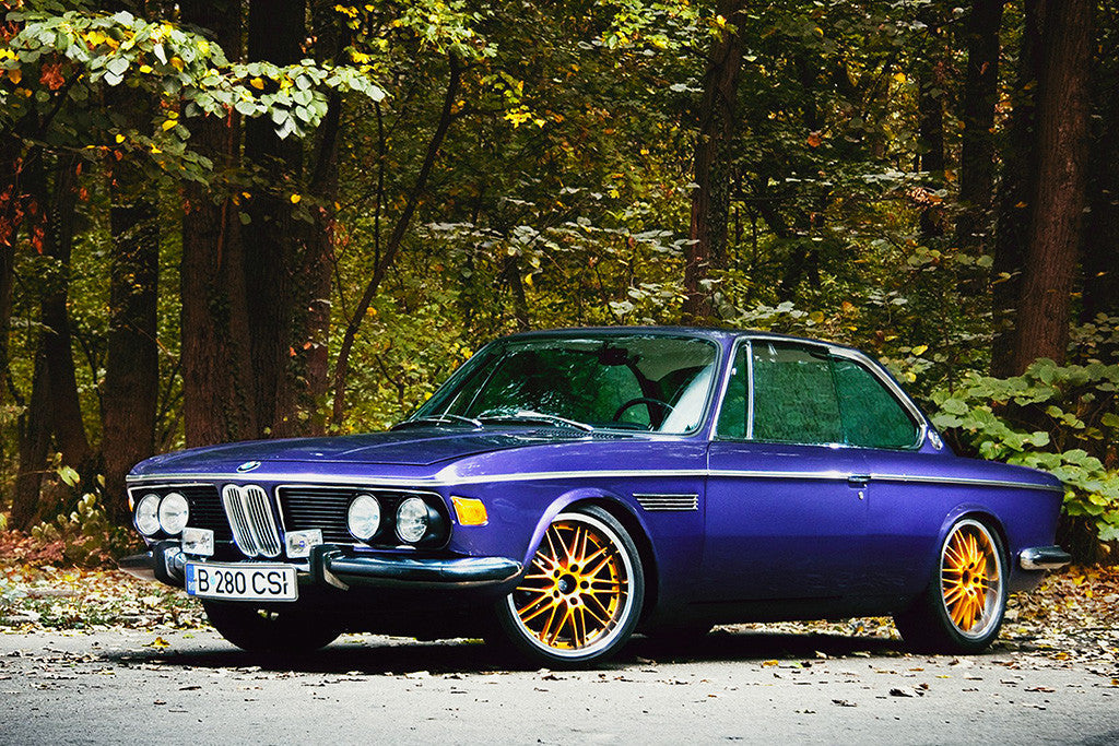 BMW Retro Vintage Car Auto Poster