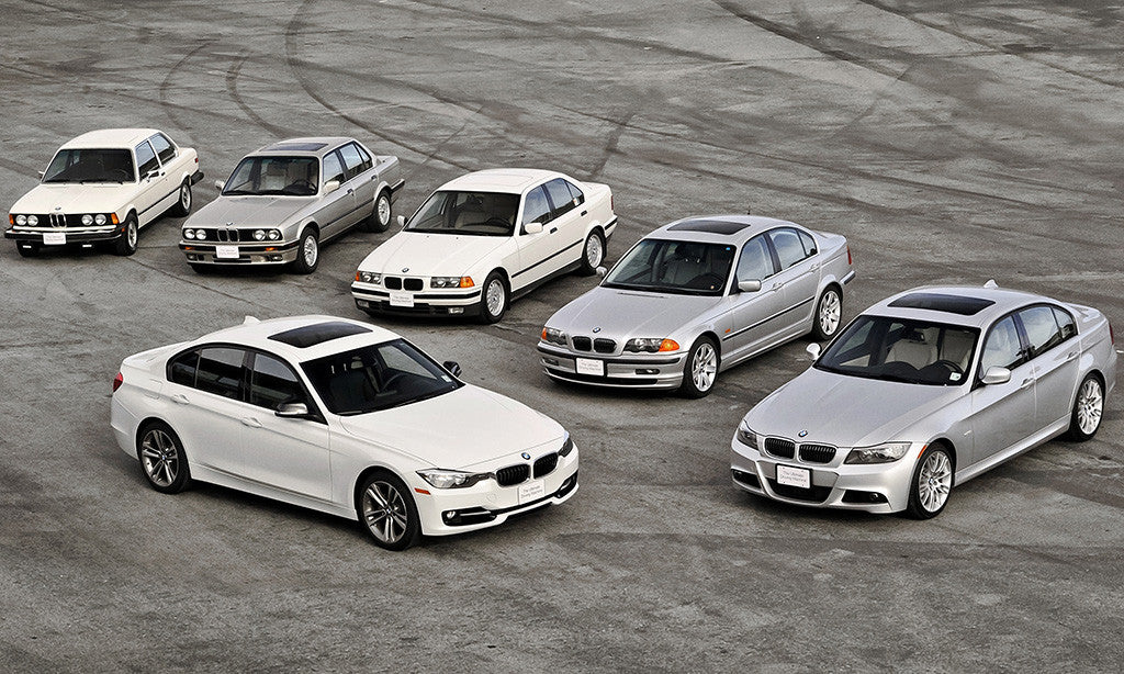 BMW 3 Series Retro Vintage Cars Auto Poster