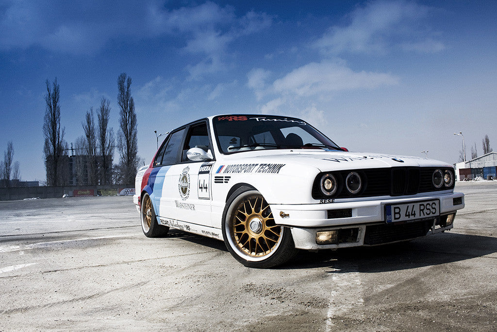 BMW 3 Series E30 M3 Tuning Retro Vintage Car Auto Poster