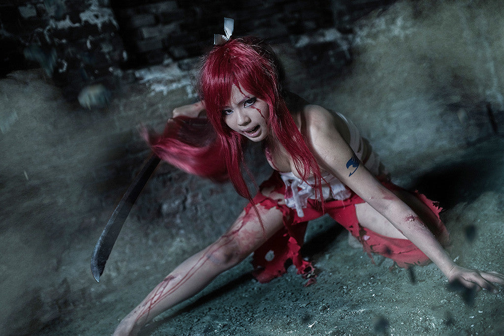 Erza Scarlet Fairy Tail Cosplay Hot Girl Poster