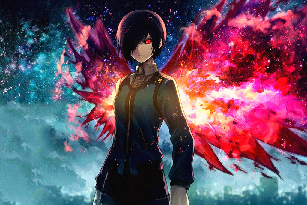 Tokyo Ghoul Kirishima Touka Anime Manga Poster