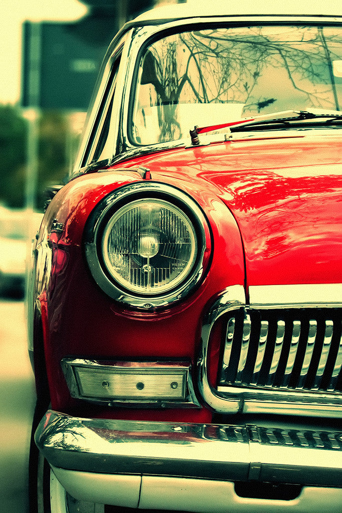 Retro Vintage Car Poster