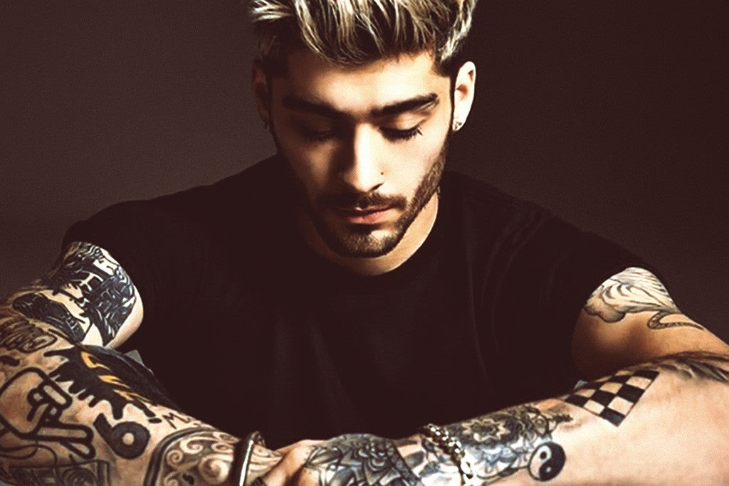 Zayn Malik Tattoos 2016 Poster