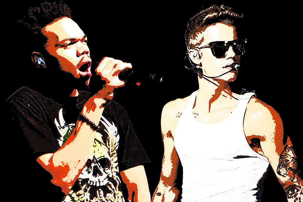Chance The Rapper Justin Bieber Rap Hip Hop Poster