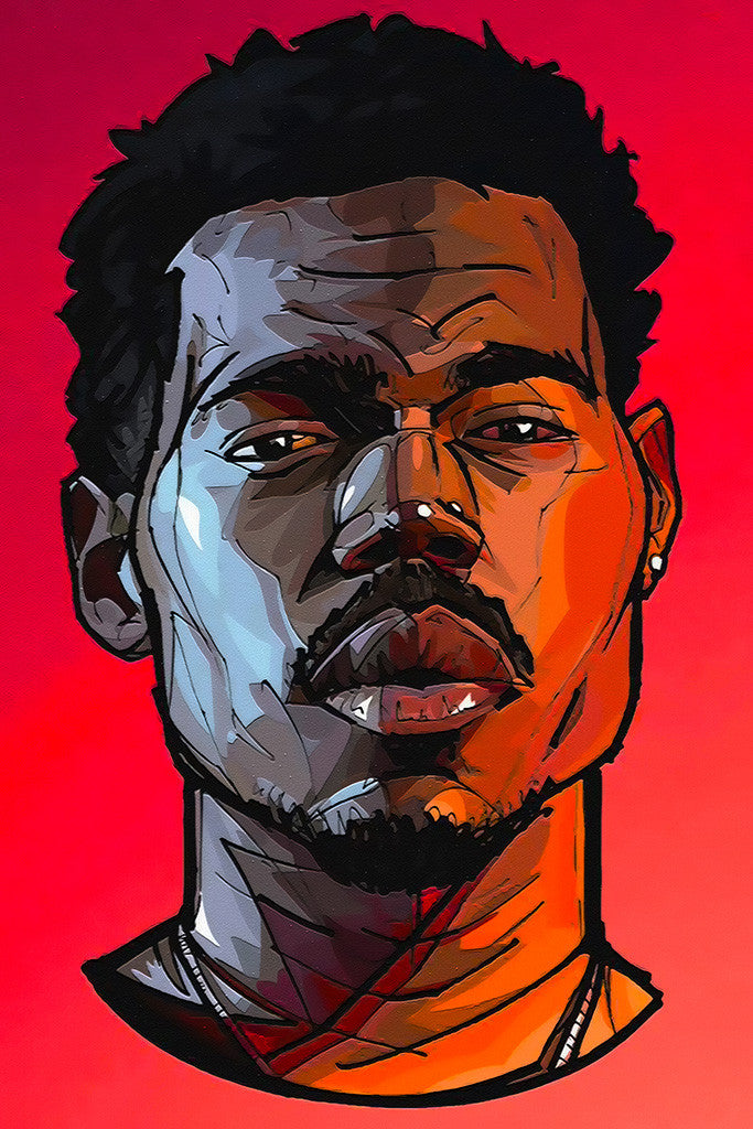 Chance The Rapper Portrait Rap Hip Hop Poster
