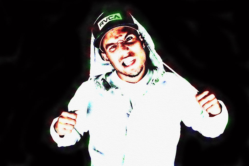 Futuristic Rapper Rap Hip Hop Poster