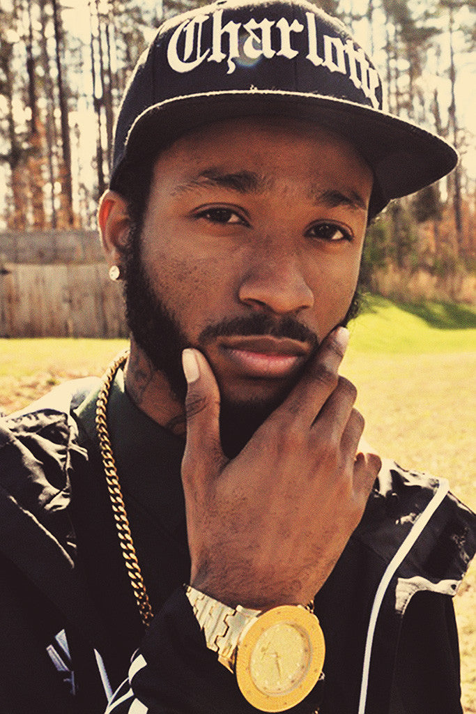 Lute Rapper Hip Hop Poster