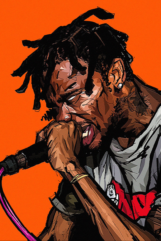 Travis Scott Rap Hip Hop Poster