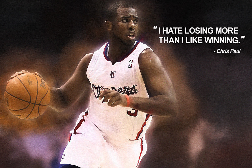 Chris Paul Quotes NBA Basketball Sayings Poster