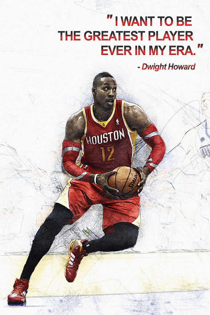 Dwight Howard Quotes NBA Basketball Sayings Poster