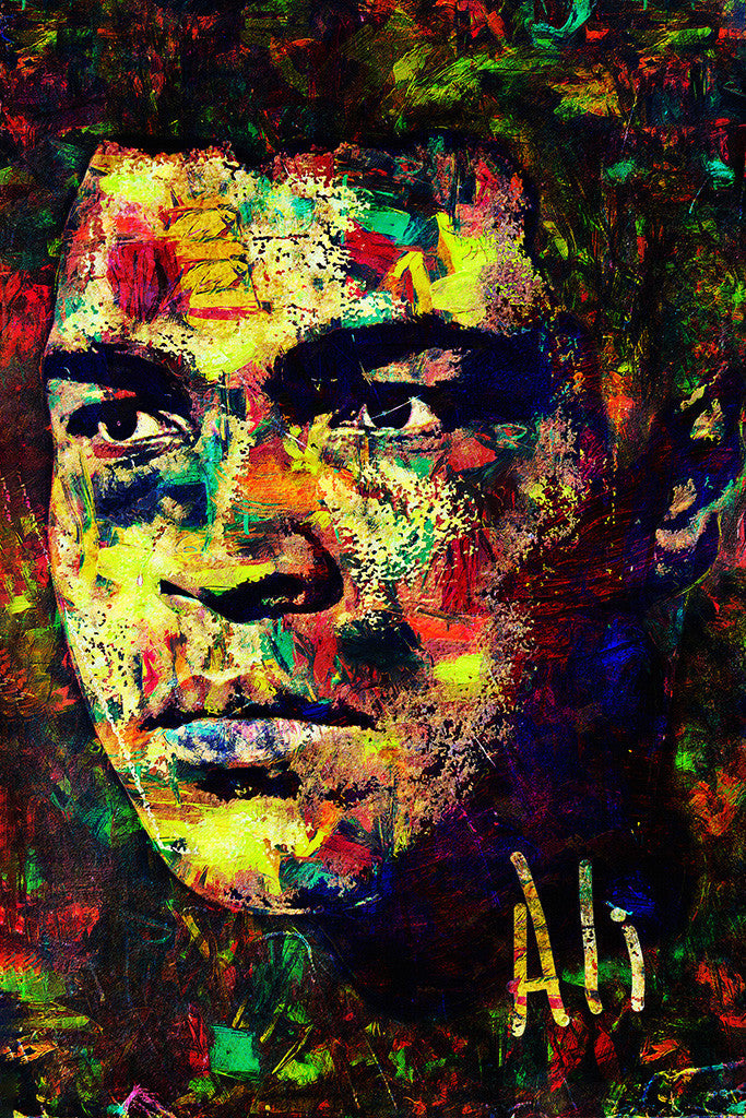 Muhammad Ali Portrait Poster