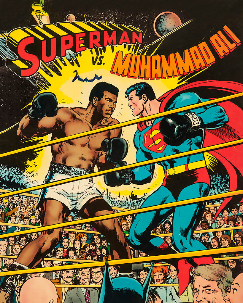 Superman vs. Muhammad Comics Picture Poster