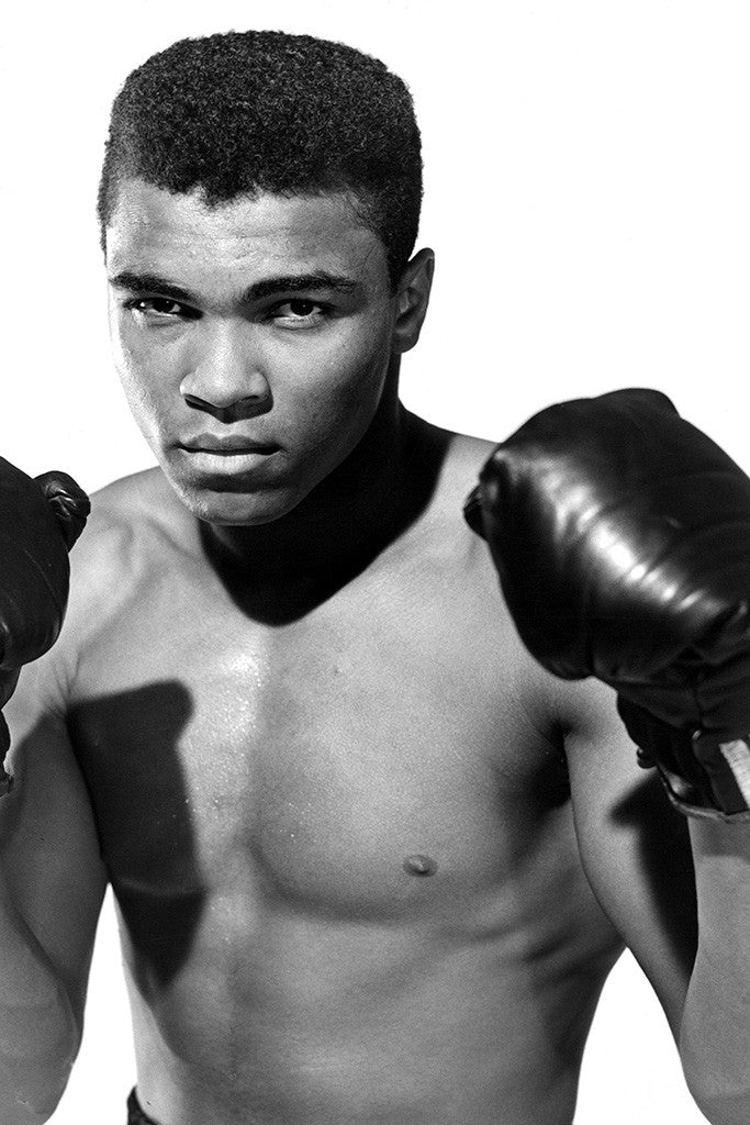 Muhammad Ali Black and White Photo Poster