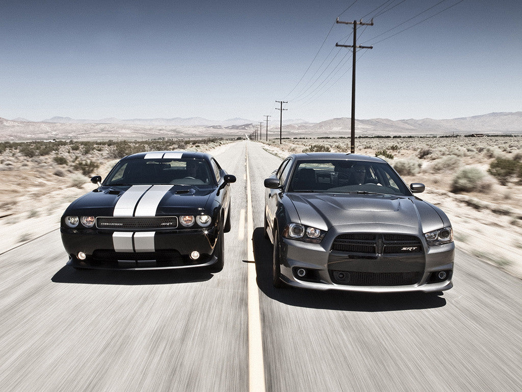 Dodge Challenger SRT Auto Muscle Cars Poster