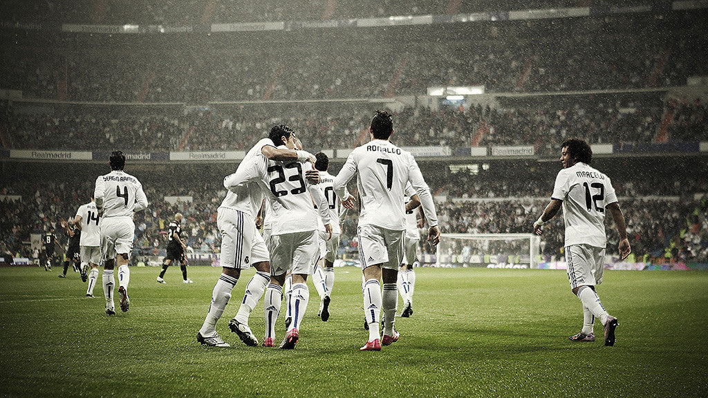 Real Madrid Sergio Ramos Cristiano Ronaldo Football Poster