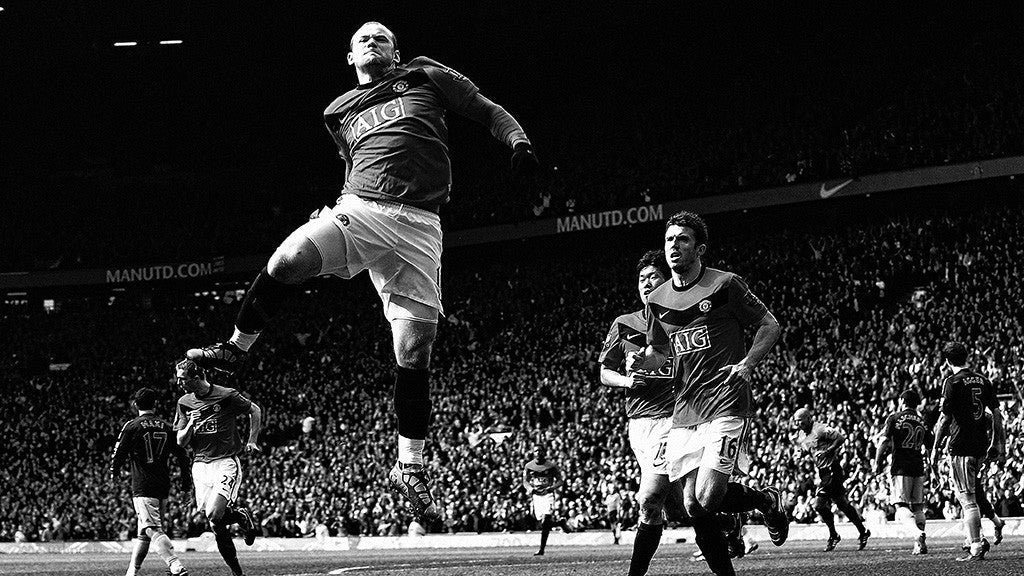 Manchester Rooney Football Poster