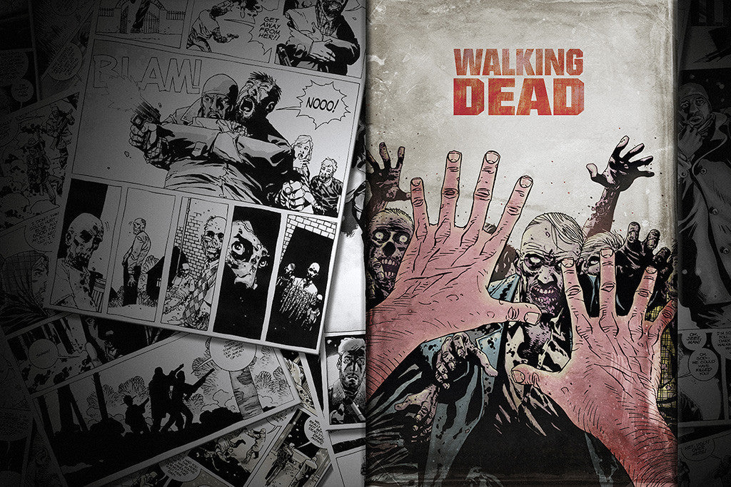The Walking Dead Zombies Comics Poster