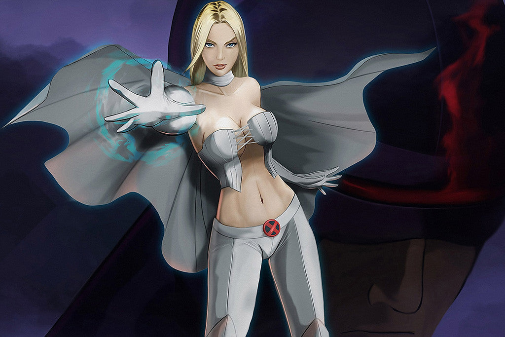 Emma Frost Hot Girl X-Men Comics Poster