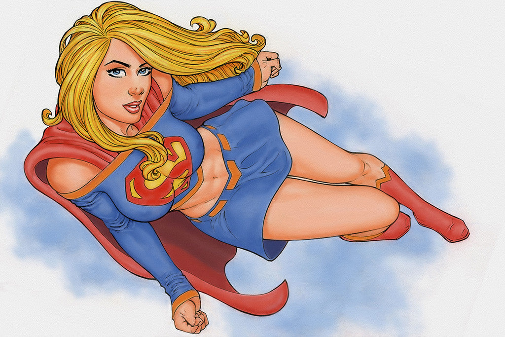 Supergirl Hot Woman Girl Superman Comics Poster