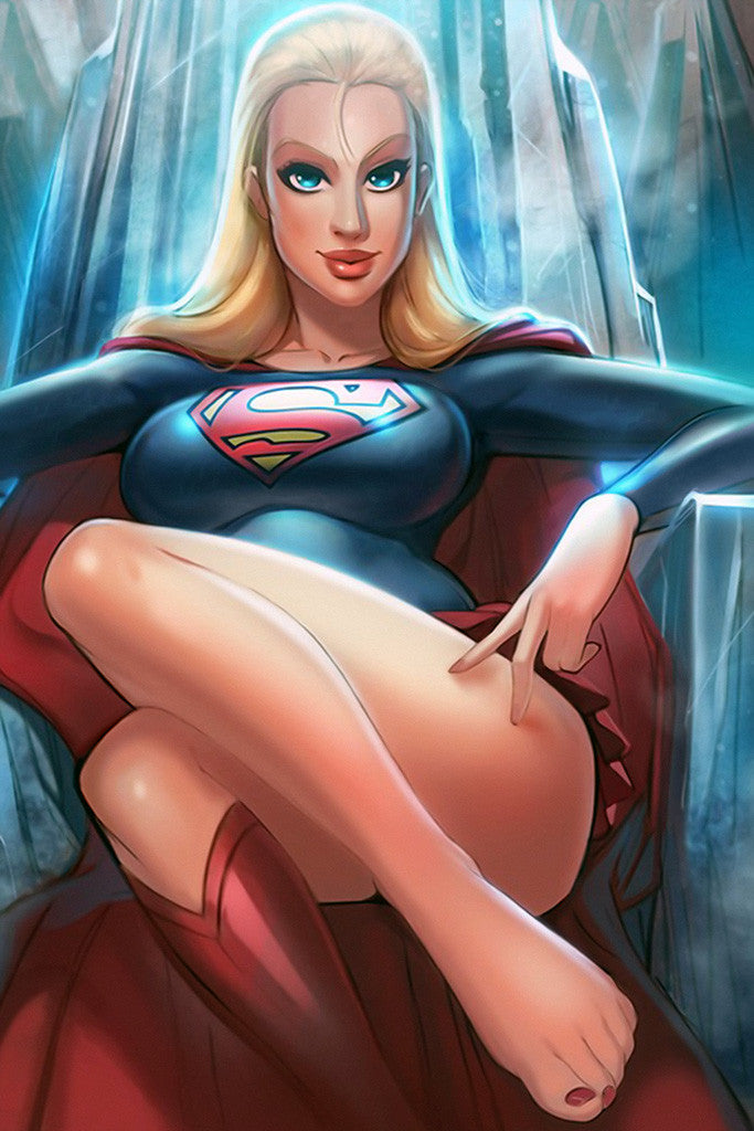 Supergirl Hot Girl Superman Poster