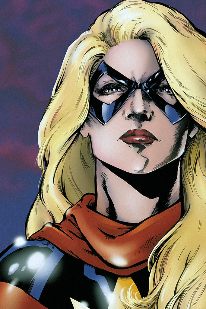 Woman Superhero Comics Poster