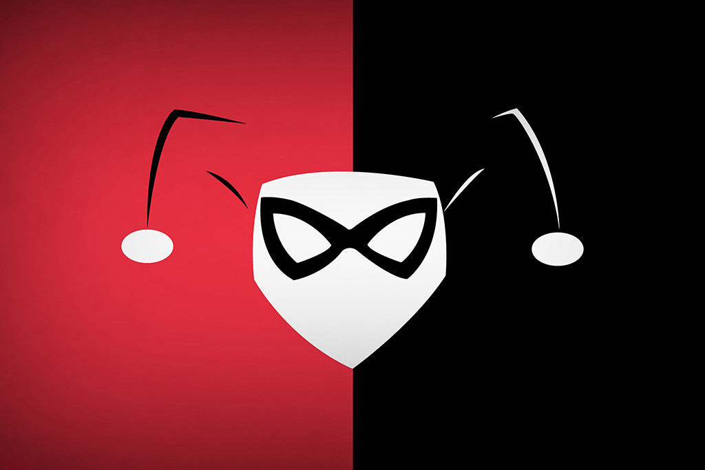 Harley Quinn Face Comics Poster